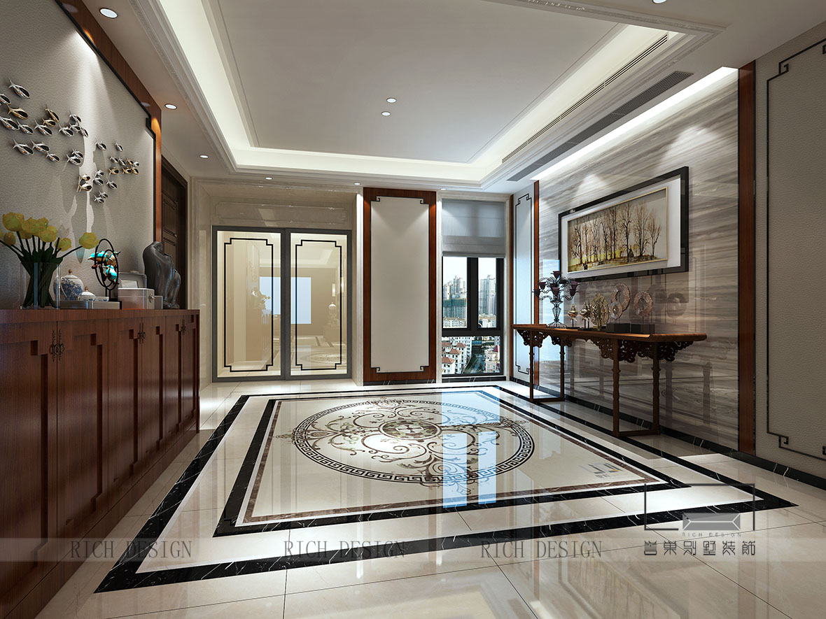 中洲二期9棟A01入戶裝修 中洲二期9棟A01入戶裝修效果圖