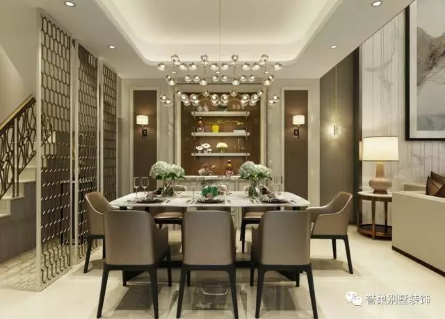 現(xiàn)代別墅餐廳裝修案例 現(xiàn)代別墅餐廳裝修案例