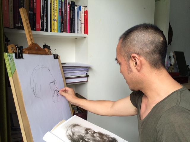 馬晨喬現(xiàn)場(chǎng)畫藝術(shù)作品 馬晨喬現(xiàn)場(chǎng)畫藝術(shù)作品