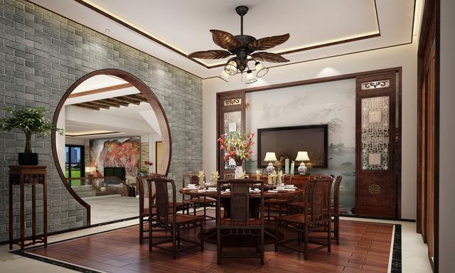 別墅中式餐廳裝飾設(shè)計(jì) 別墅中式餐廳裝飾設(shè)計(jì)效果圖