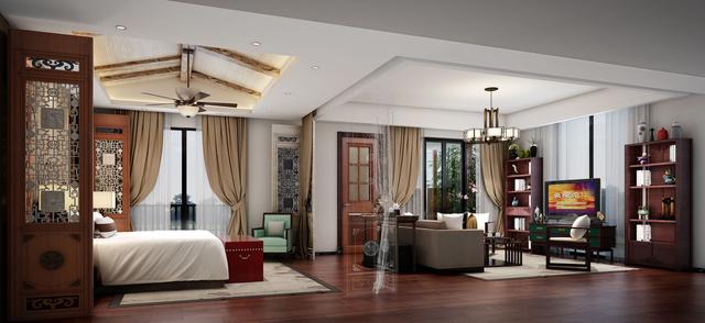 別墅中式臥室裝飾設(shè)計(jì) 別墅中式臥室裝飾設(shè)計(jì)效果圖