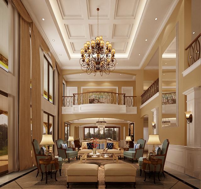 別墅美式客廳裝飾設(shè)計(jì) 別墅美式客廳裝飾設(shè)計(jì)效果圖