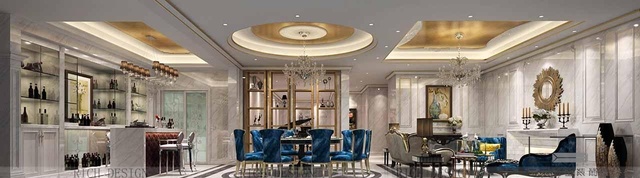 別墅歐式餐廳裝修設計欣賞圖