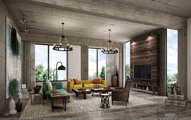  別墅現(xiàn)代客廳裝修設計欣賞圖