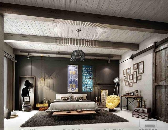 別墅現(xiàn)代臥室裝修設計欣賞圖