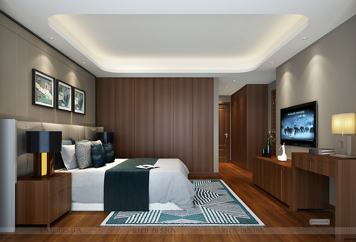 博林天瑞別墅中式主臥裝修設(shè)計 博林天瑞別墅中式主臥裝修設(shè)計