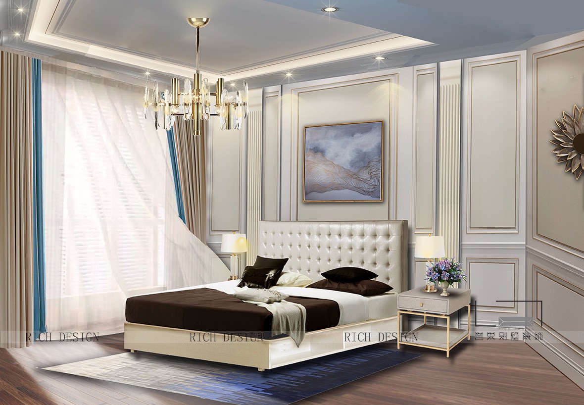 壹方中心現(xiàn)代別墅裝飾臥室 壹方中心現(xiàn)代別墅裝飾臥室效果圖