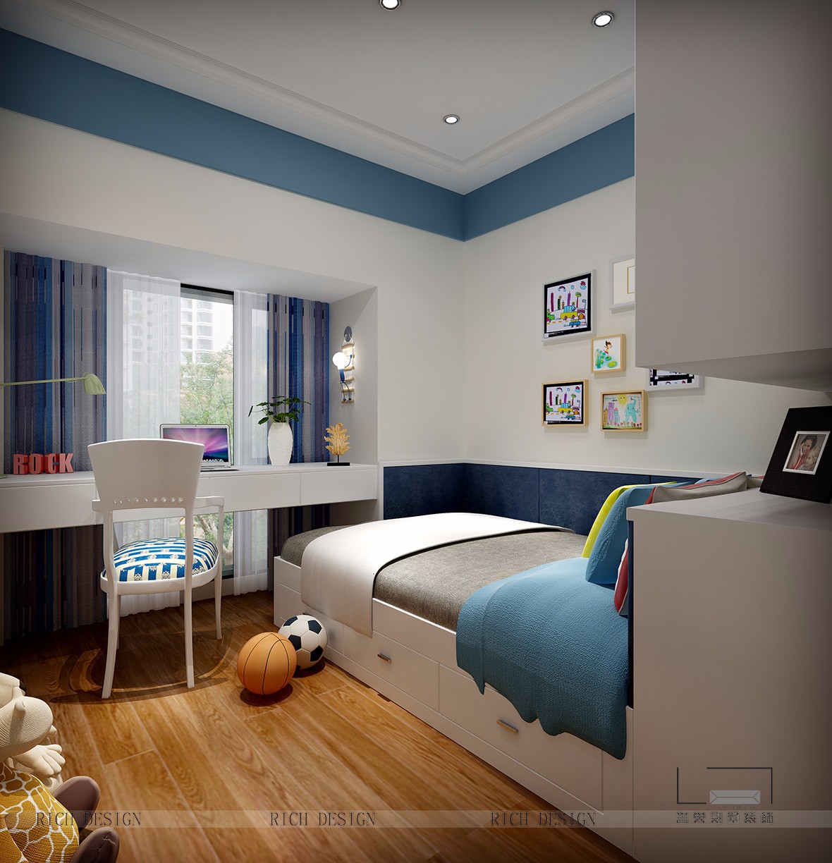 華潤城小孩房二裝修設(shè)計(jì)效果圖 華潤城小孩房二裝修設(shè)計(jì)效果圖