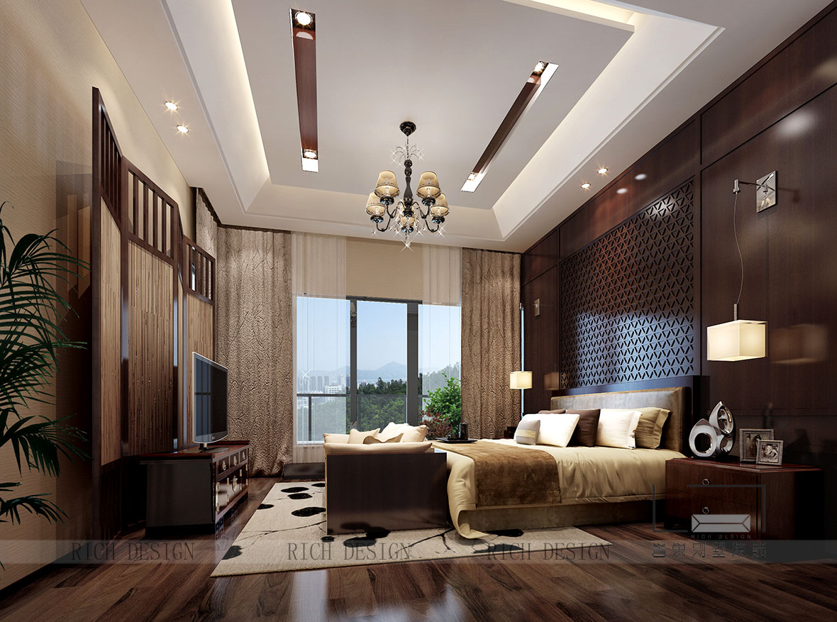 別墅中式主臥裝修設(shè)計(jì) 別墅中式主臥裝修設(shè)計(jì)