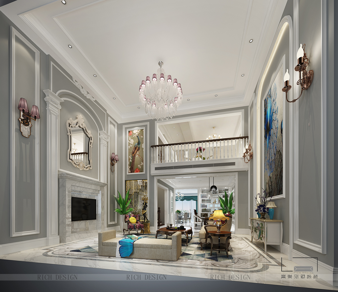 歐式別墅裝修效果圖 歐式別墅裝修效果圖