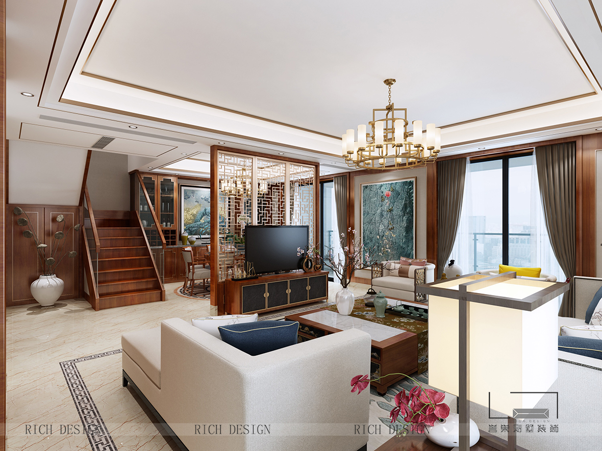 深圳壹方中心別墅裝修效果圖案例 深圳壹方中心別墅裝修效果圖案例