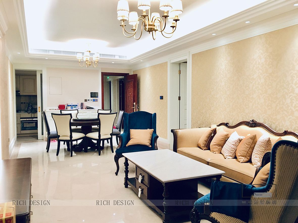 恒裕濱城美式風格裝飾效果圖