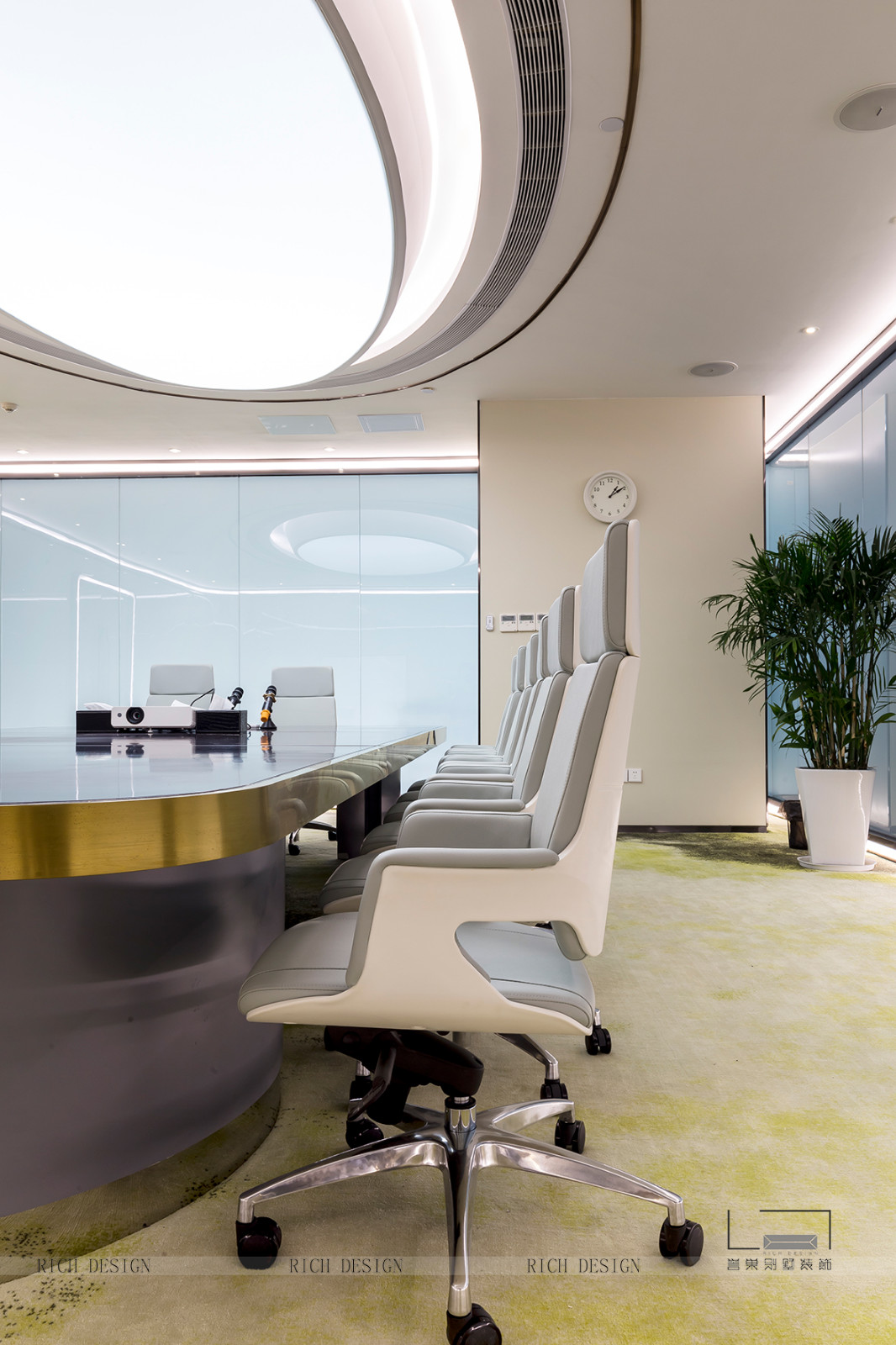 星河world現(xiàn)代風格會議室一角實景圖 星河world現(xiàn)代風格會議室一角實景圖