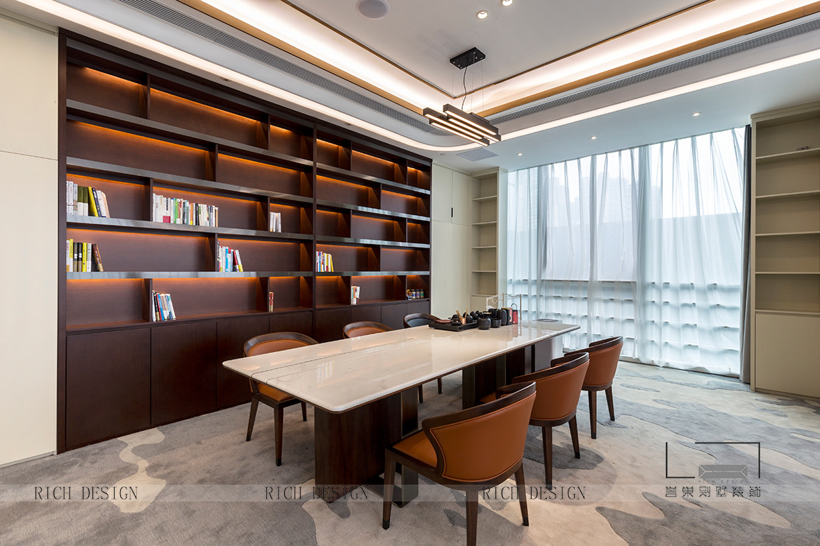 星河world現(xiàn)代風格書房實景圖 星河world現(xiàn)代風格書房實景圖